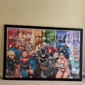 DC Super Heroes Artwork. It’s perfect condition.